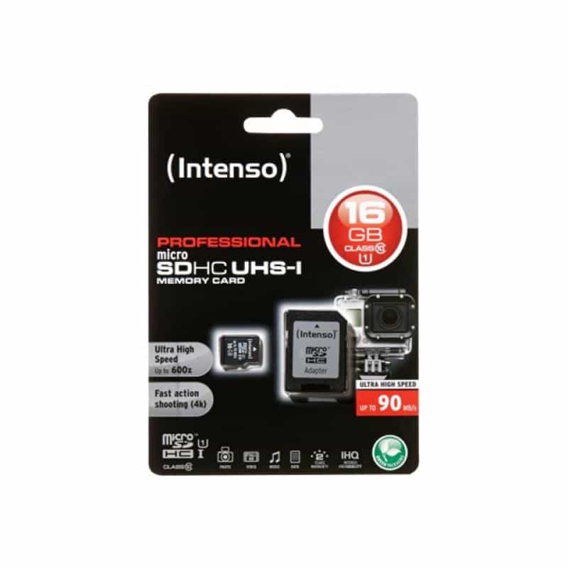 INTENSO Secure Digital Card Micro SD UHS-I Professional 16 GB Speicherkarte