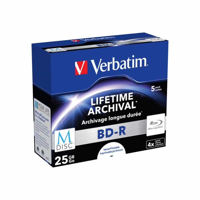 VERBATIM BD-R M-disc Single Layer 4x VERBATIM BD-R M-disc Single Layer 4x