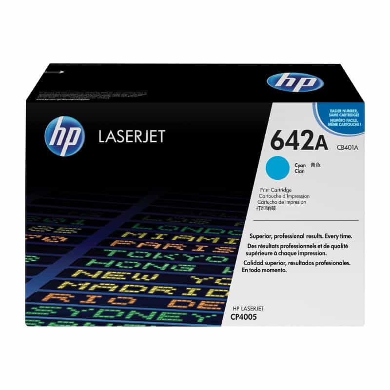 HP 642A Cyan LaserJet Tonerpatrone (CB401A)