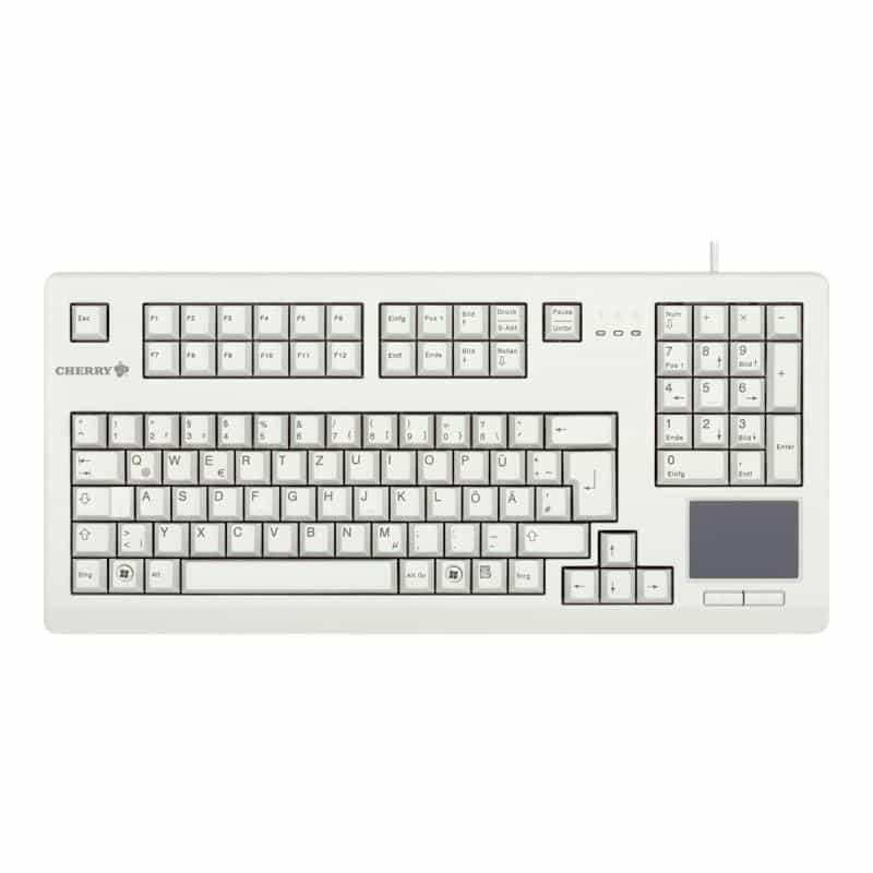 CHERRY G80-11900LUMEU-0 Tastatur USB hellgrau 19Zoll (US)