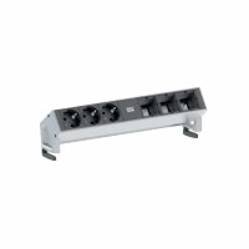 BACHMANN Steckdosenleiste Desk2 3xUTE Dosen 35°