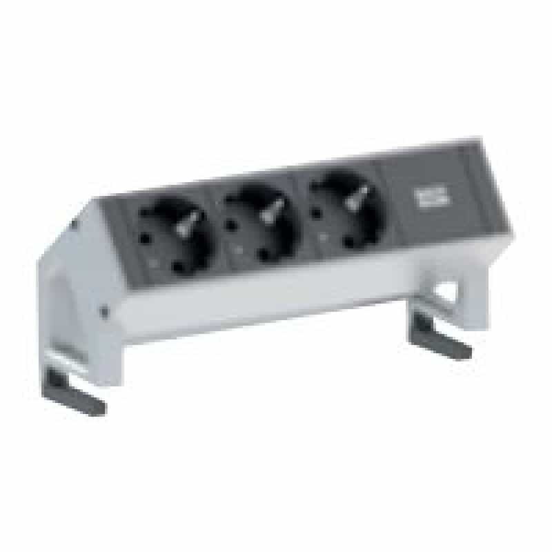 BACHMANN Steckdosenleiste Desk2 3xSchuKo-Dosen Zul