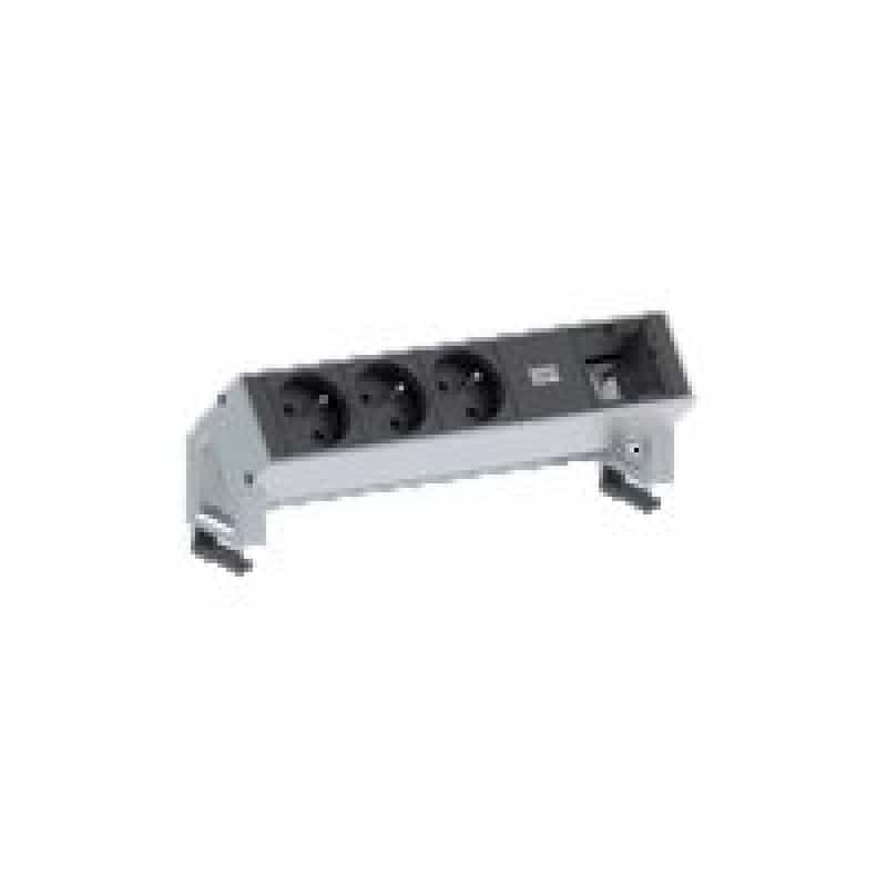 BACHMANN Steckdosenleiste Desk2 3xUTE Dosen 35°