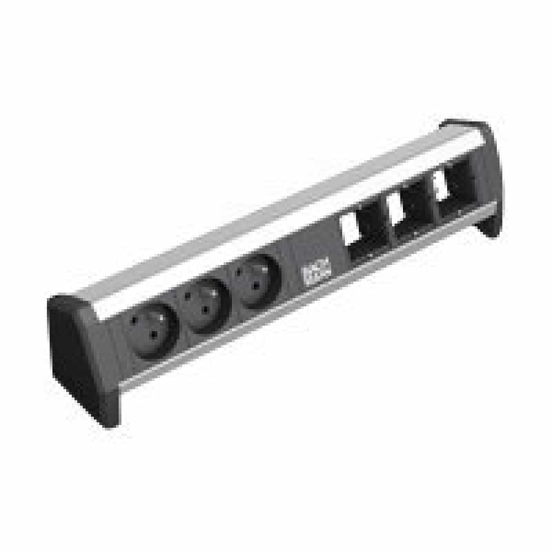 BACHMANN Steckdosenleiste Desk 3xUTE Dosen 3xAbdec