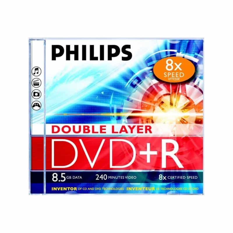 DVD+R 5 Stk 8,5GB 240Min 8x Jewel Case