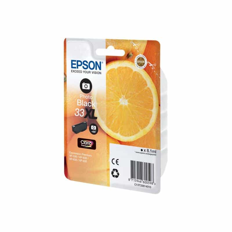 EPSON 33 Photo schwarz Tintenpatrone