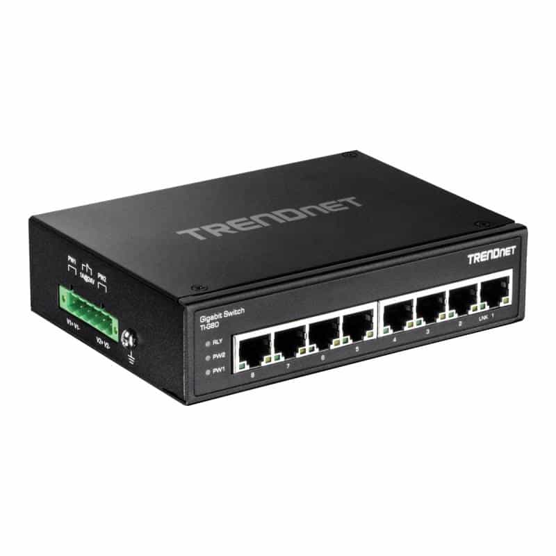 TRENDNET 8-PORT HARDENED INDUSTRIAL