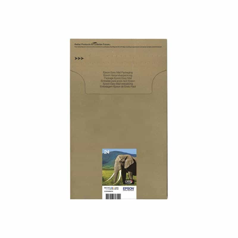 EPSON 24 Multipack Easy Mail Packaging 6er Pack Schwarz, Gelb, Cyan, Magenta, hell Magenta, hell