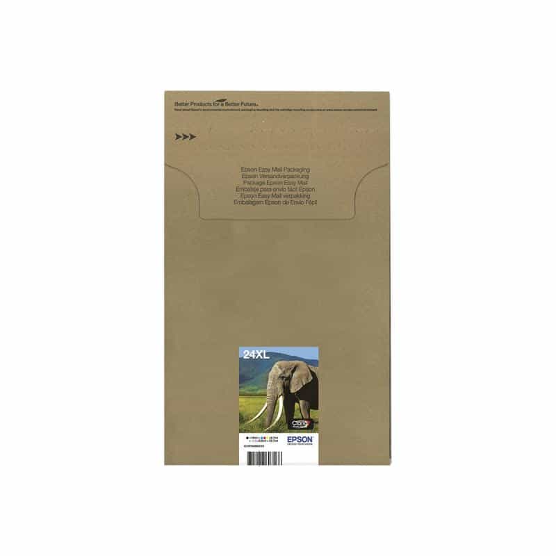 EPSON 24XL Multipack Easy Mail Packaging 6er Pack XL Schwarz, Gelb, Cyan, Magenta, hell Magenta,