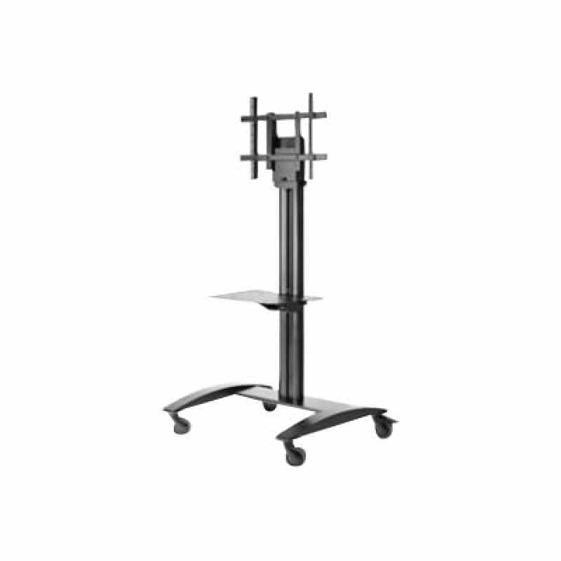 PEERLESS-AV PEERLESS SR575M fahrbarer Displayhalter 32 - 75 Zoll Höhenverstellbar mit Metallablage V