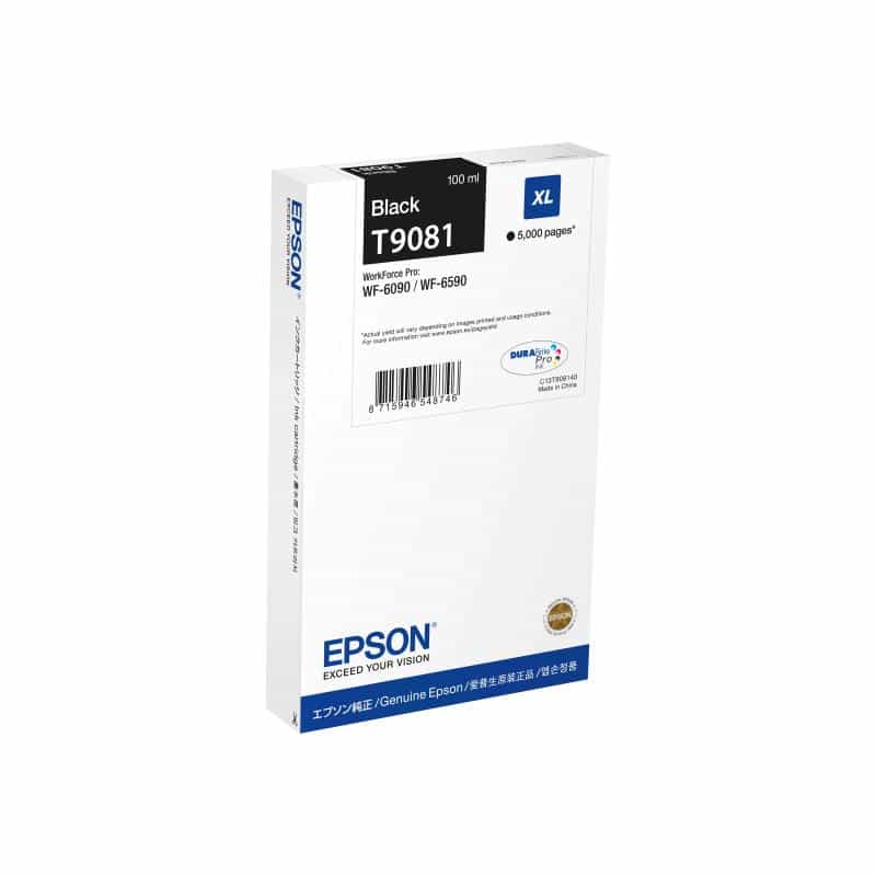 EPSON T9081 Größe XL Schwarz Tintenpatrone