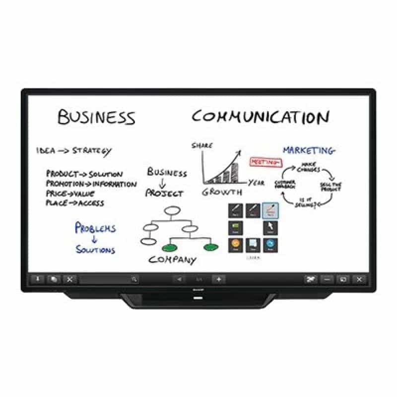 SHARP PN80TC3 203cm (80") Kapazitiver 10 Punkt Multitouch LCD-Tochscreen
