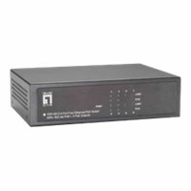 LEVEL ONE 5-PORT FAST ETHERNET POE SWITC