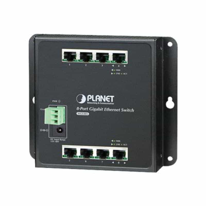 PLANET TECHNOLOGY 8-PORT WALL-MOUNT SWITCH