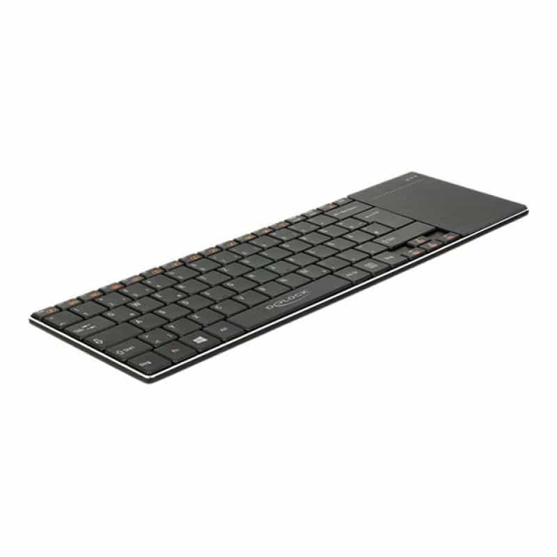 DELOCK Tastatur WLAN für Smart TV und PC / Notebook