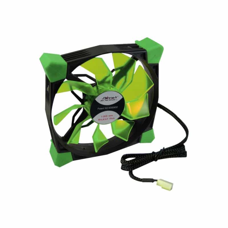INTERTECH Lüfter Inter-Tech 120*120*25 Nitrox N-120-GR   grün