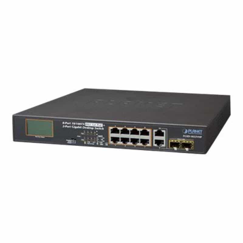 PLANET TECHNOLOGY 8-Port Combo Desktop Switch