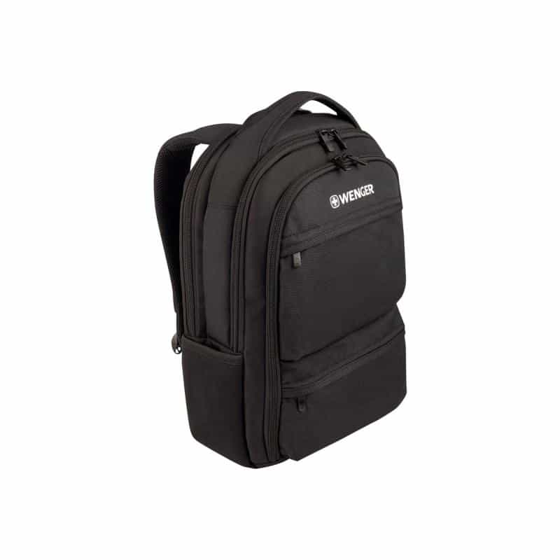 WENGER Fuse 15.6"/40 Cm Laptop Backpack, Black, 600630 (600630)