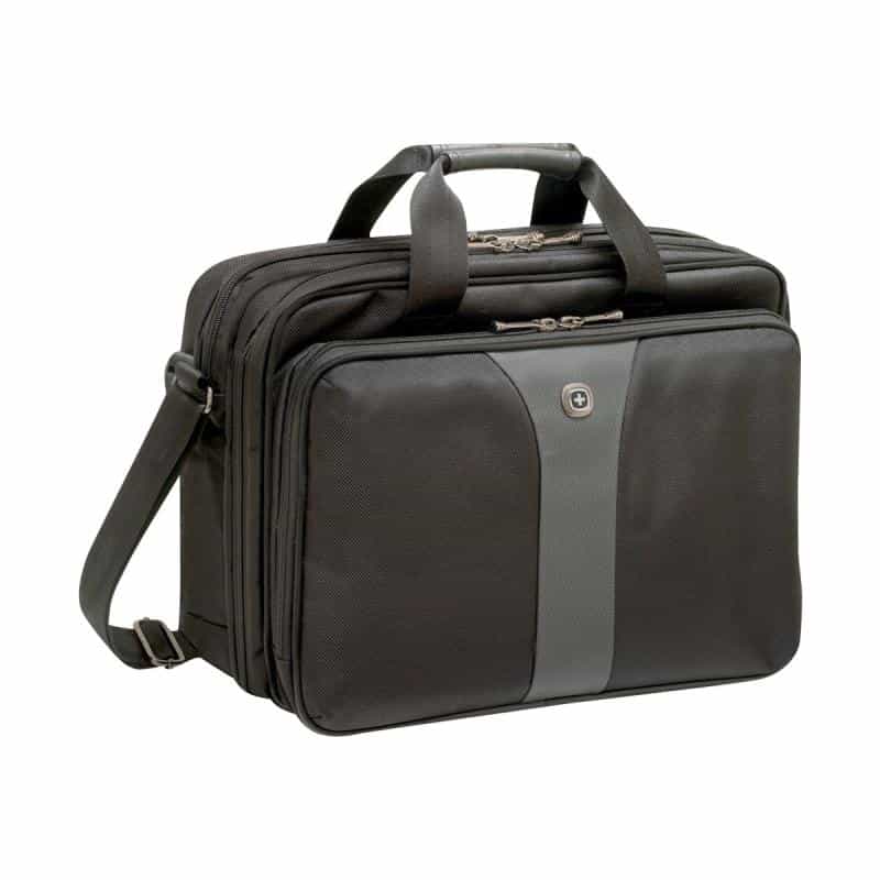 WENGER Legacy 40,6cm 16Zoll Doppelnotebooktasche schwarz/grau