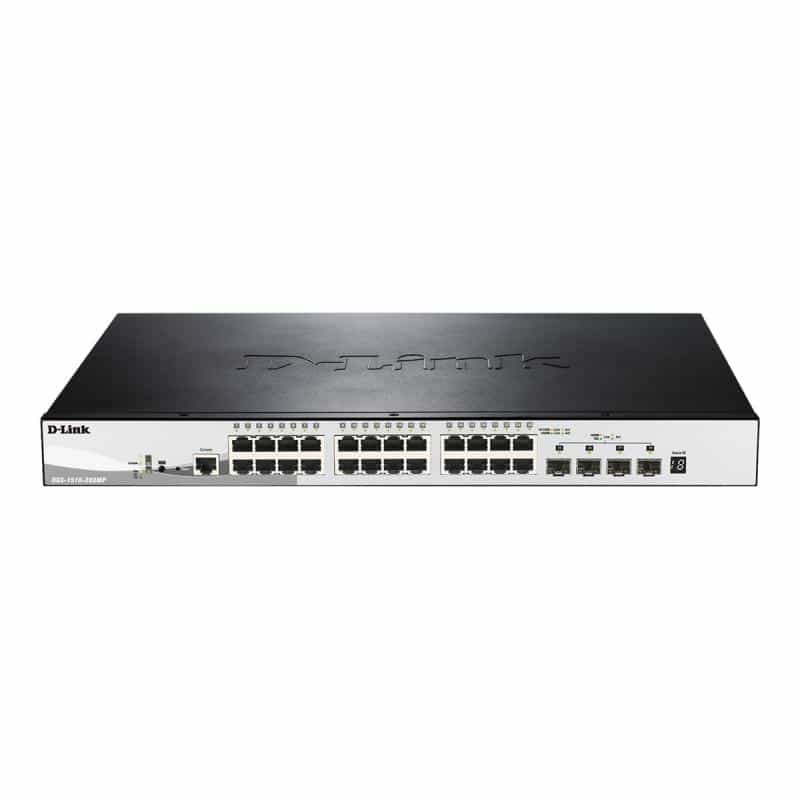 D-LINK Switch 28-Port Smart Managed PoE+ Gigabi