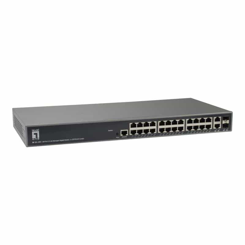 LEVEL ONE 26-Port Lite Managed GB Switch