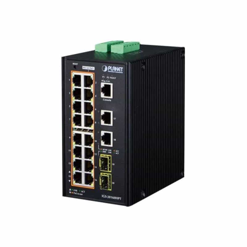 PLANET TECHNOLOGY 16Port 10/100/1000T PoE Switch