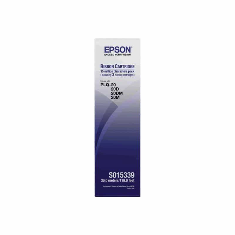 EPSON Farbband schwarz 3er Pack für u.a. PLQ 20 / 20M