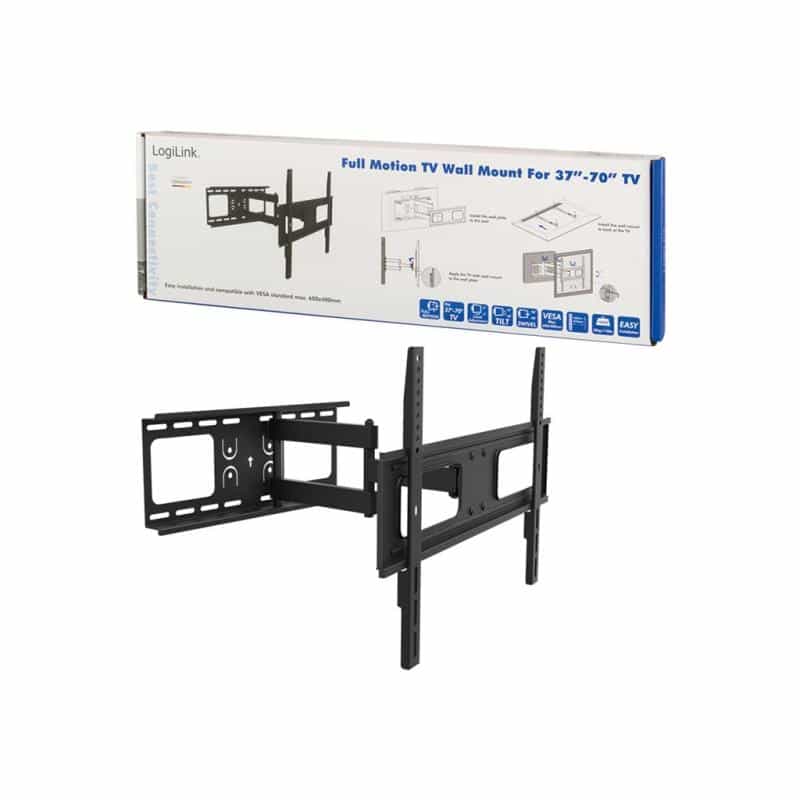 LOGILINK TV-Wandhalterung LogiLink neigbar/schwenkbar für 37-70"