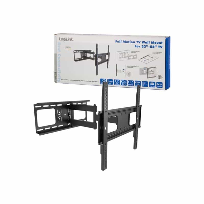 LOGILINK TV-Wandhalterung LogiLink neig- und schwenkbar für 32-55"