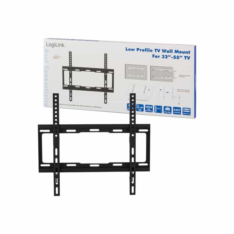 LOGILINK TV-Wandhalterung LogiLink Festmontage, 32-55", max. 40 kg