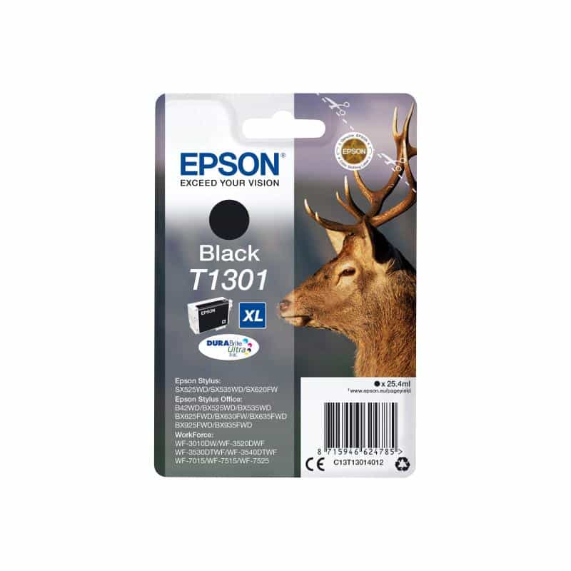 EPSON T1301 Größe XL Schwarz Tintenpatrone