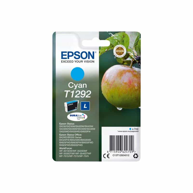 EPSON T1292 L Größe Cyan Tintenpatrone