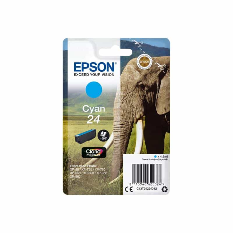 EPSON 24 Cyan Tintenpatrone