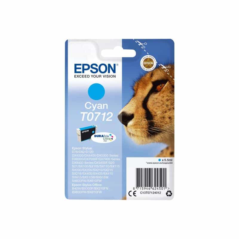 EPSON T0712 Cyan Tintenpatrone EPSON T0712 Cyan Tintenpatrone