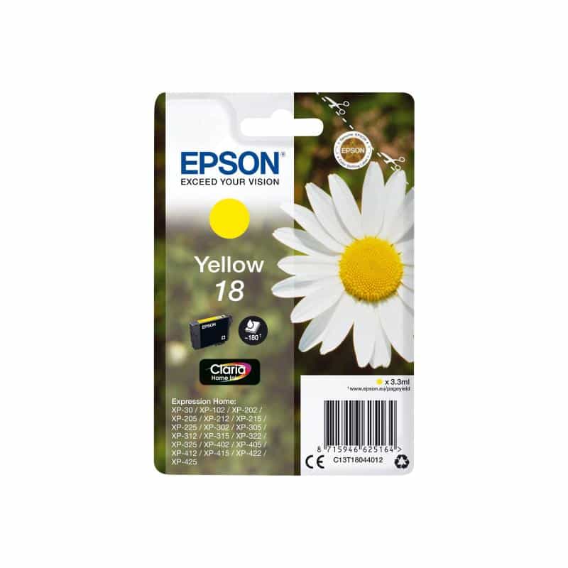 EPSON 18 Gelb Tintenpatrone EPSON 18 Gelb Tintenpatrone