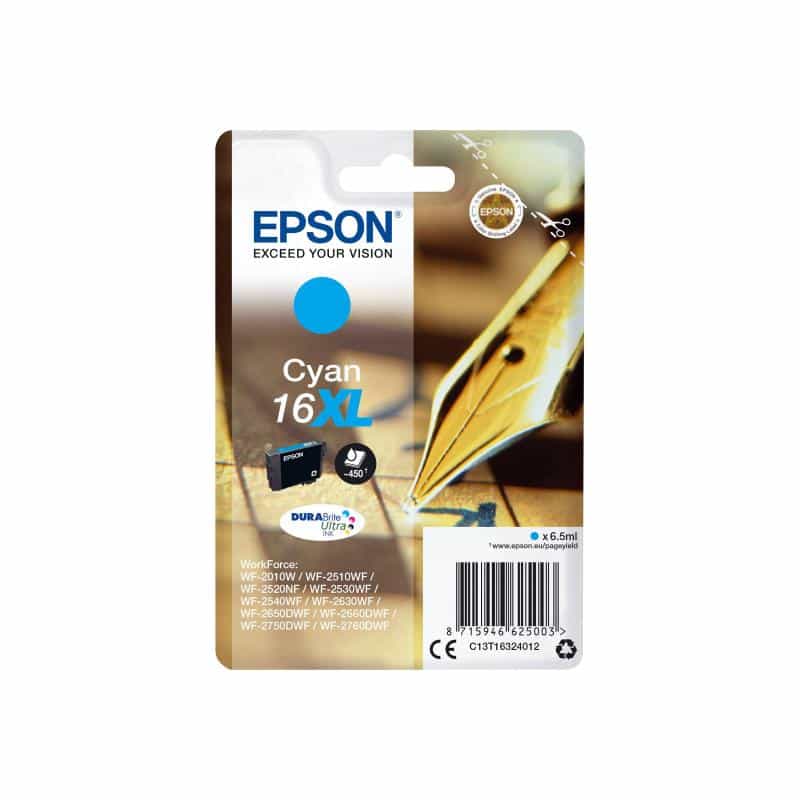 EPSON 16XL XL Cyan Tintenpatrone