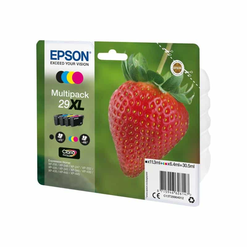 EPSON 29XL Multipack 4er Pack XL Schwarz, Gelb, Cyan, Magenta Tintenpatrone