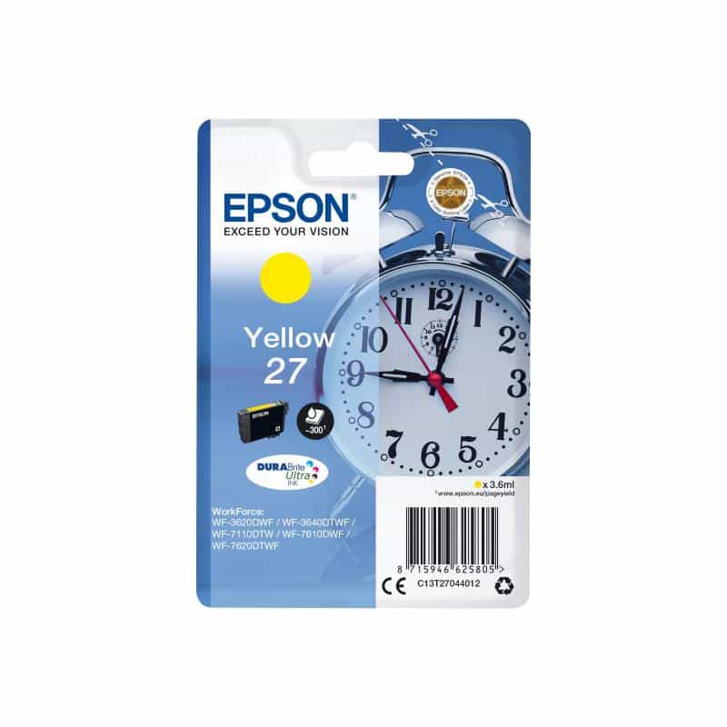 EPSON 27 Gelb Tintenpatrone
