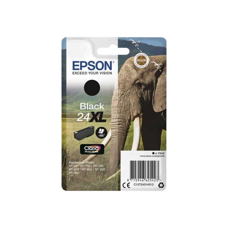 EPSON 24XL XL Schwarz Tintenpatrone