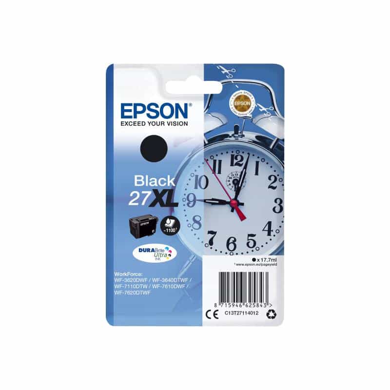 EPSON 27XL XL Schwarz Tintenpatrone