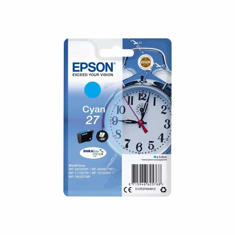 EPSON 27 Cyan Tintenpatrone