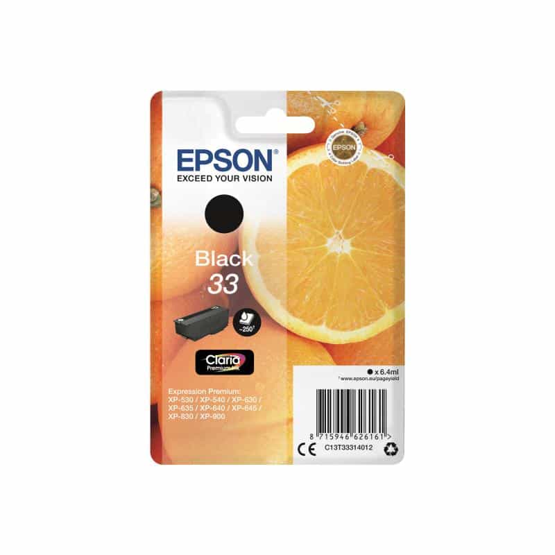 EPSON 33 Schwarz Tintenpatrone