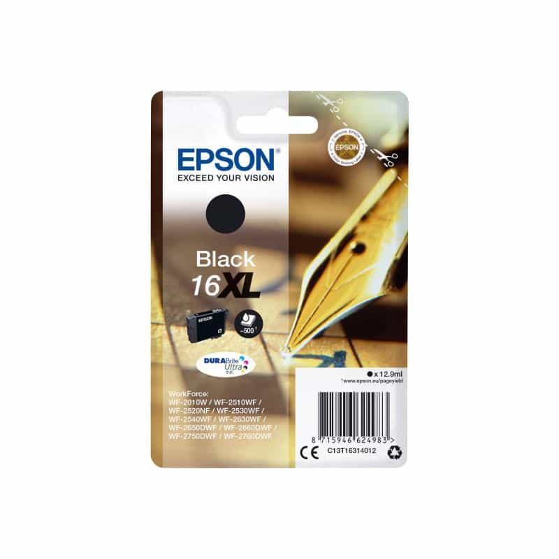 EPSON 16XL XL Schwarz Tintenpatrone
