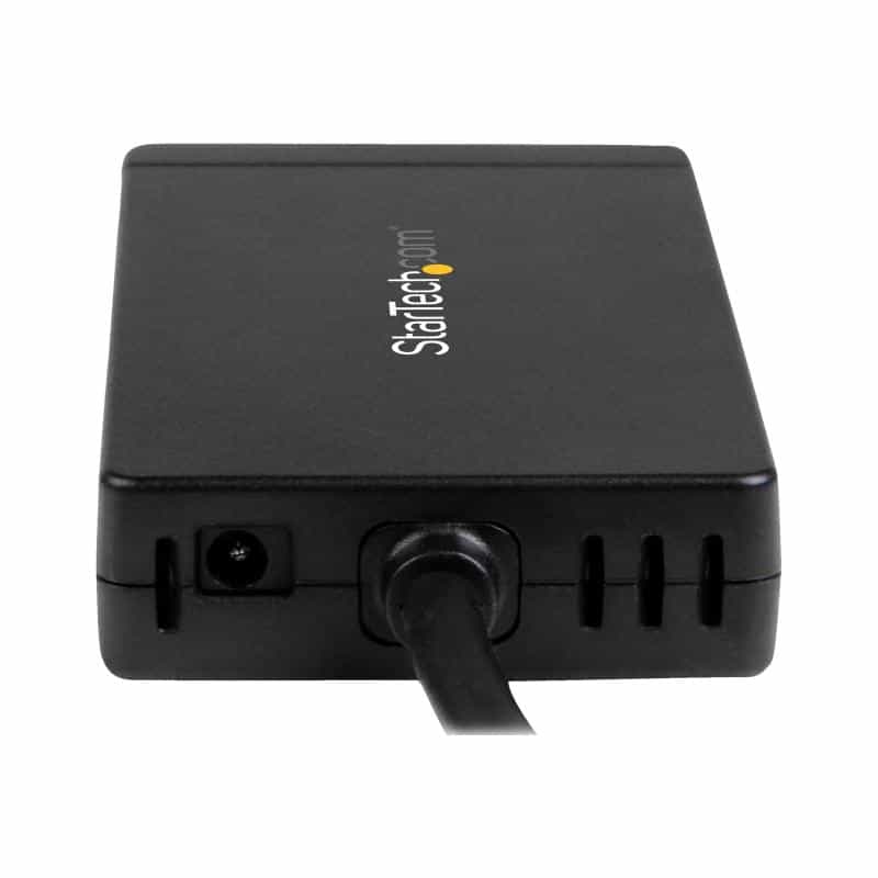 STARTECH.COM 3 Port USB 3.0 Hub mit USB-C und Gigabit Ethernet - inklusive Netzteil - USB C Hub - US