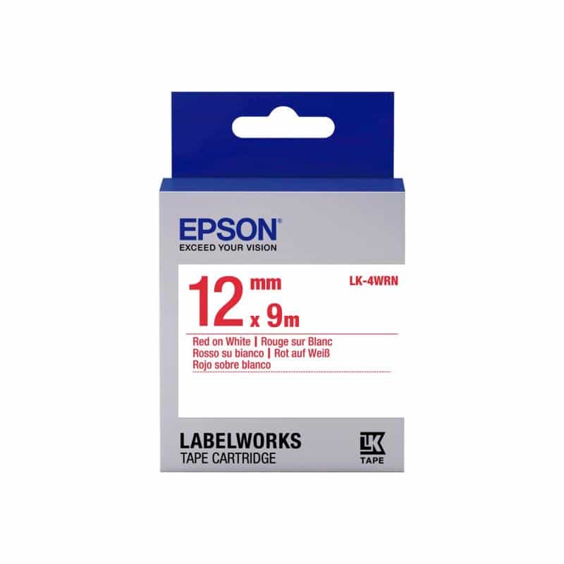 EPSON Ribbon LK-4WRN white/red