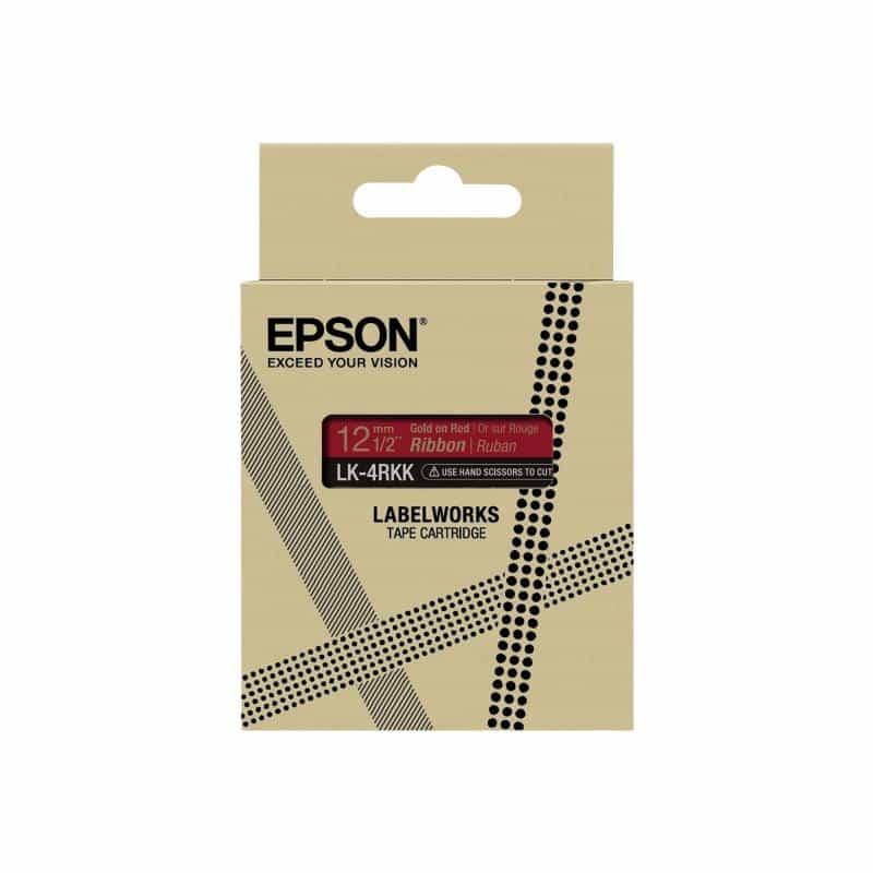 EPSON Ribbon LK-4RKK red/gold