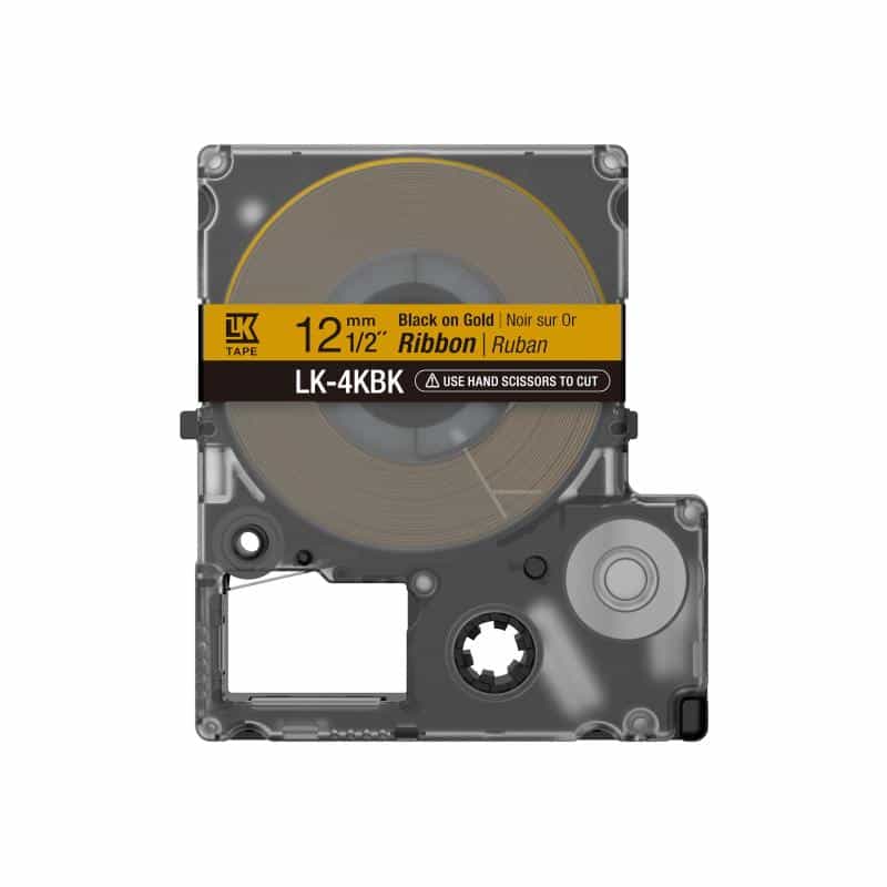 EPSON Ribbon LK-4KBK Satin gold/black