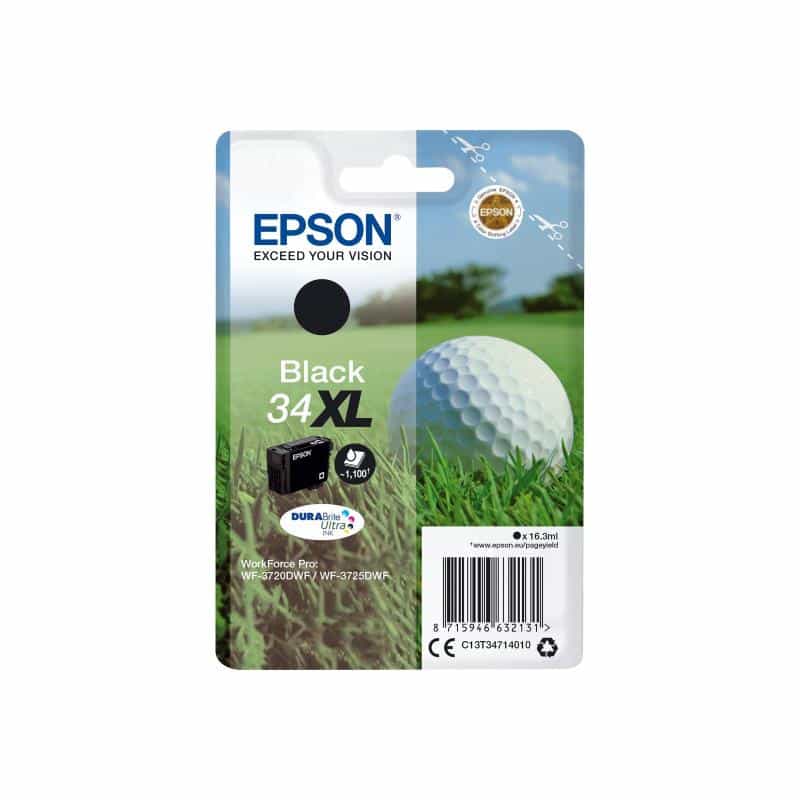 EPSON 34XL XL Schwarz Tintenpatrone