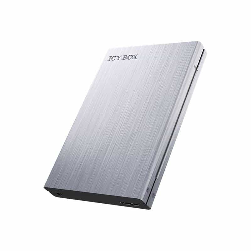 ICY BOX IB-241WP Gehaeuse mit USB 3.0 fuer 6,35cm 2,5Zoll mit Schreibschutz-Schalter und Festplatten