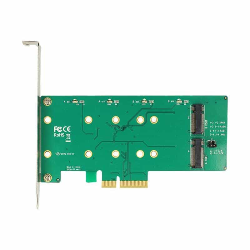 DELOCK PCI Express Card > 2 x internal M